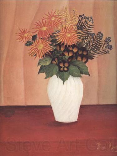 Henri Rousseau Bouquet of Flowers France oil painting art